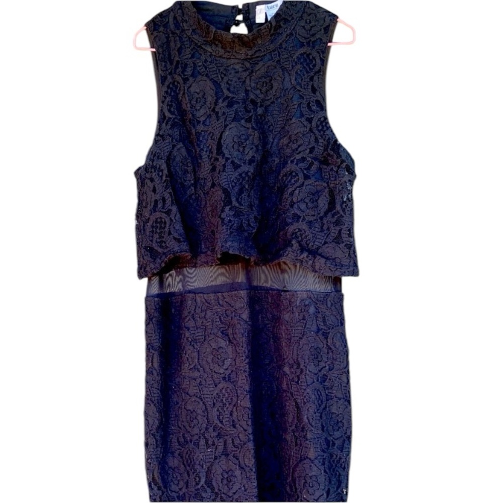 Black Lace Bar III Cocktail Dress